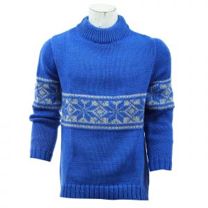 Jacquard-Knit-Sweater
