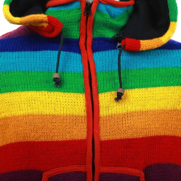 Soulful Rainbow Woolen Jacket