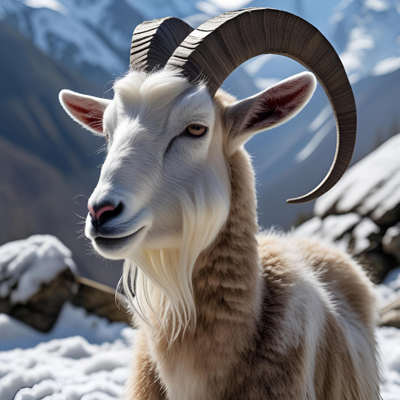 himalaye goat use for pashmina wool and its called chyangra