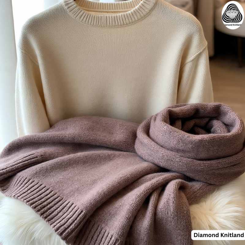 beige mens sweater from diamond knitland