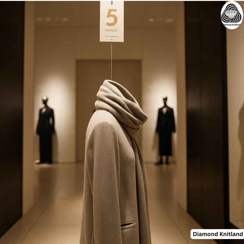 cashmere coat by diamond knitland