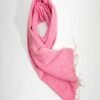 Light Pink Yak Wool Scarf made in nepal by diamond knitland