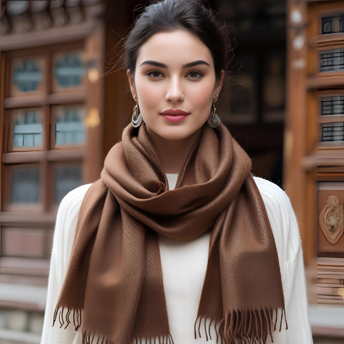 pure cashmere scarf for women