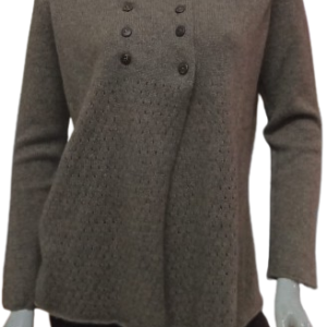 yak wool cardigan made in Nepal by Diamond Knitland