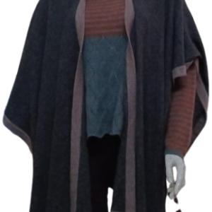 Yak wool cape made in Nepal by Diamond Knitland