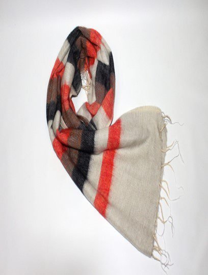 yak wool scarf from diamond knitland