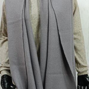 Knitting ribs cashmere scarf
