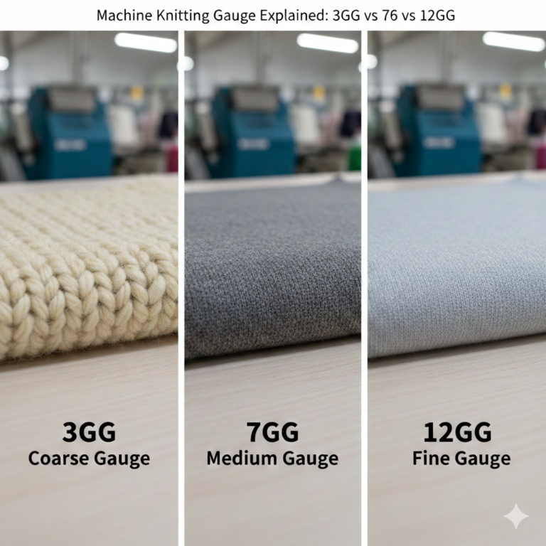 Machine Knitting Gauge Explained: 3GG vs 7GG vs 12GG Comparison