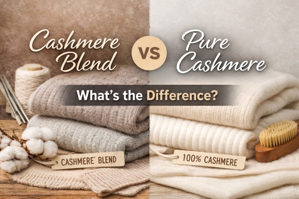 cashmere blend vs pure cashmere
