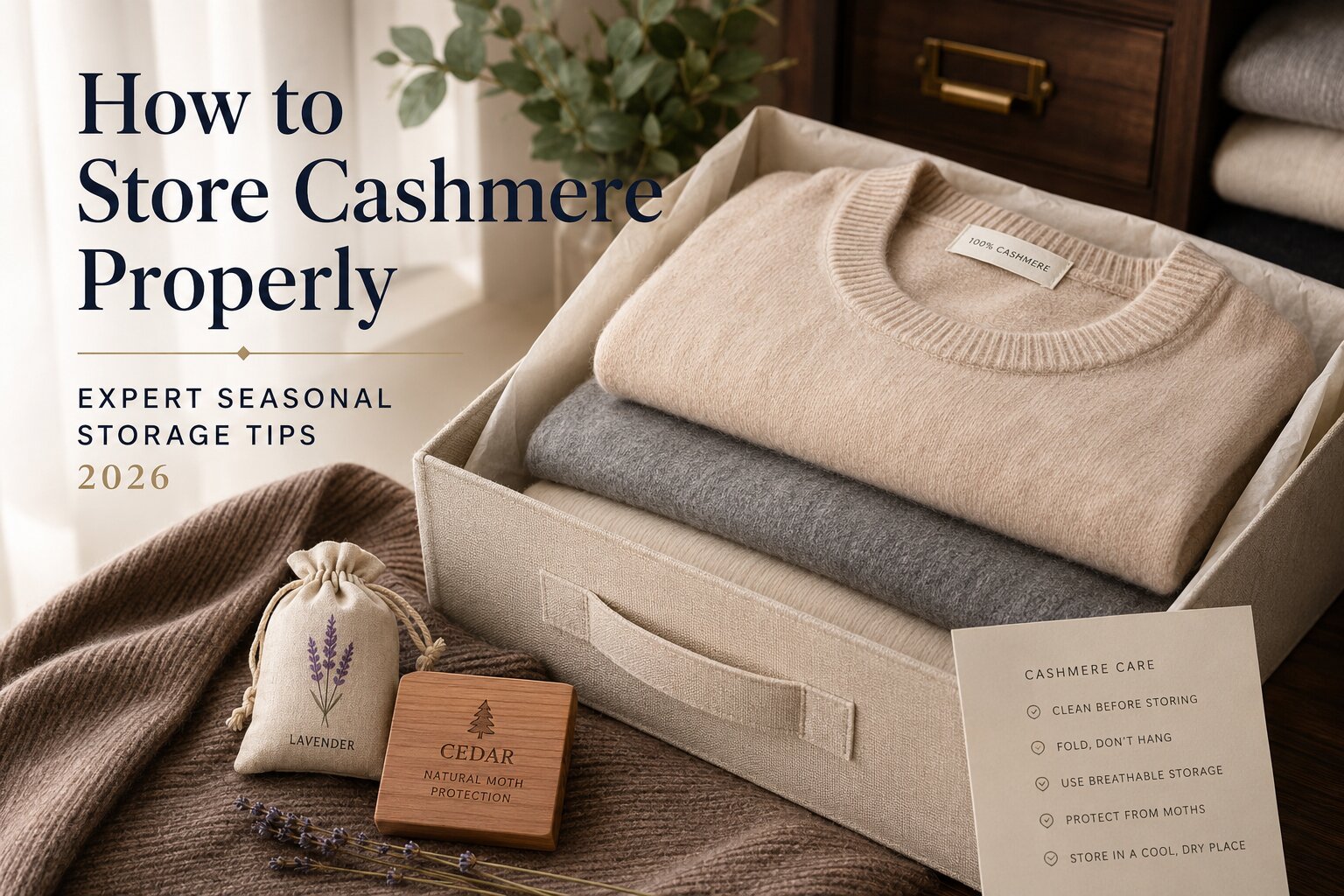 How to Store Cashmere Properly