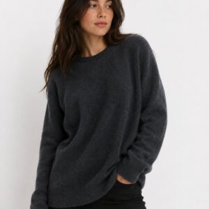 yak wool round neck sweater