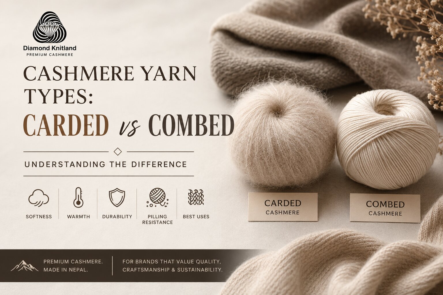 Carded vs Combed Cashmere