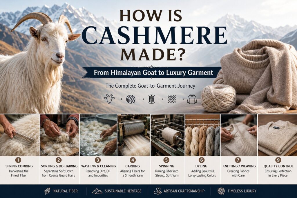 how is cashmere made in reality