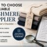 How to Choose a Reliable Cashmere Supplier