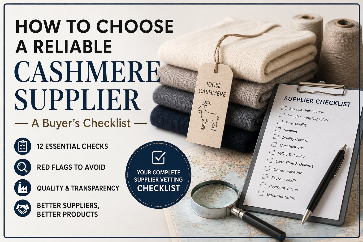 How to Choose a Reliable Cashmere Supplier