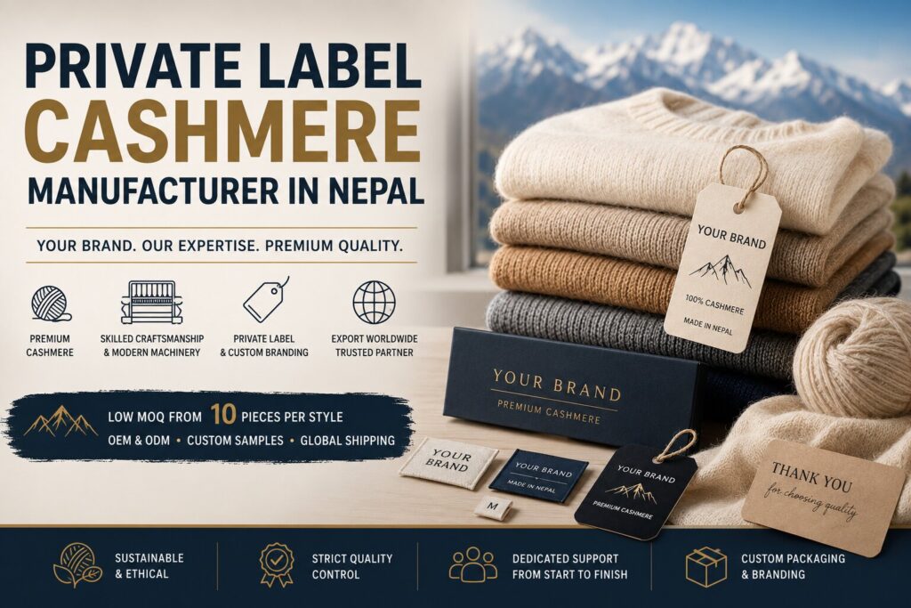 Private Label Cashmere Manufacturer in Nepal