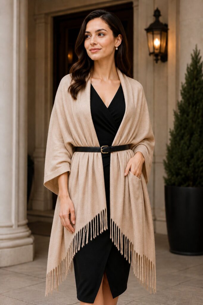 The Belted Shawl
