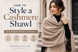 how to style a cashmere shawl