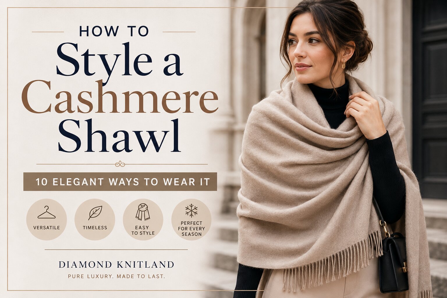 how to style a cashmere shawl